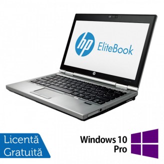 Laptop Refurbished HP EliteBook 2570p, Intel Core i5-3320M 2.60GHz, 4GB DDR3, 240GB SSD, Fara Webcam, 12.5 Inch + Windows 10 Pro
